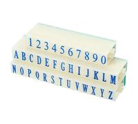 PATIKIL Sello Desmontable de Número y Letra, Sello Personalizados Plástico Número 0-9 Letra A-Z Combinación Juego para Tarjeta Recortes Álbum Enseñanza, 37x18.5x11.5mm(L*W*H)