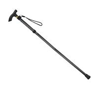 PATIKIL Senderismo Bastones, Plegable Senderismo Bastón 33-37 Pulgadas Telescópico Plegable Bastón Rápido Bloqueo Aluminio Aleación para Exterior Senderismo Caminar Campamento, Negro