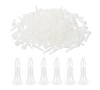 PATIKIL Separador de Soporte de PCB 200 Piezas 12mm/0.47" Altura Espaciador de Aislamiento de Placa de Soporte Columna Redonda de Plástico Soporte para Placa de PCB Blanco