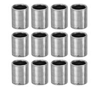 PATIKIL Separadores de Acero M8, 24 Piezas Separadores de Metal de Acero 8mm ID x 11mm OD x 16mm L Espaciador de Tornillo de Acero Al Carbono Redondo para Tornillos de 5/16" O M8