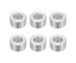 PATIKIL Separadores de Aluminio M10, 6 piezas 3/8" x 3/4" Espaciadores Metálicos Redondos para Tornillos de 3/8 o M10, Espaciador sin Rosca 1/2"L, 10.5x20x12mm