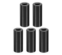 PATIKIL Separadores de Aluminio M6, 5 Unidades de Separadores Metálicos de Aluminio 1/4" ID X 1/2" OD X 1-1/4" L, Separadores Redondos para Tornillos de 1/4" o M6