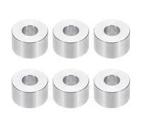 PATIKIL Separadores de Aluminio M8, 6 piezas 5/16" x 3/4" Espaciadores Metálicos Redondos para Tornillos de 5/16 o M8, Espaciador sin Rosca 0.6"L, 8.5x20x15mm