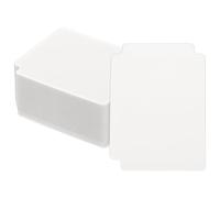 PATIKIL Separadores De Cartas, 50 Pcs Caja De Almacenamiento Organizador De Cartas De Fútbol Accesorios Bandeja Organizadora Para Juegos Deportivos Cartas De Béisbol, Blanco