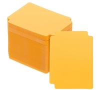 PATIKIL Separadores De Cartas De Intercambio, 100 Pcs Caja De Almacenamiento Organizador De Cartas De Fútbol Accesorios Para Juegos Deportivos Cartas De Béisbol, Amarillo