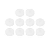 PATIKIL Silicona Caucho Plana Arandela 10uds 0.59" OD x 0.16" ID x 0.16" Grosor Sellado Junta Tórica Agua Manguera Junta Surtido Kit Calor Resistente para Plomería Válvula Blanca