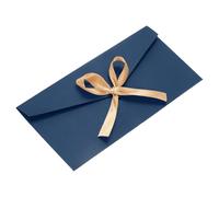 PATIKIL Sobre Con Lazo 8.7" X 4.3" 20 Pzs Sobres Para Tarjetas De Felicitación E Invitaciones Para Invitaciones Y Tarjetas De Felicitación Regalo Navidad Cumpleaños Fiesta Azul Oscuro