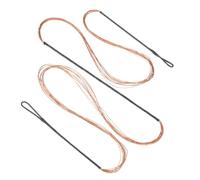 PATIKIL Sustitución de Cuerda de Arco Cuerda de 12 Hilos para Arco Recurvo Amo 59" Negro Naranja