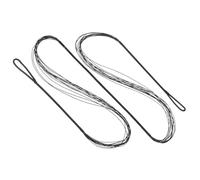 PATIKIL Sustitución de Cuerda de Arco Cuerda de 12 Hilos para Arco Recurvo Amo de 50" Negra