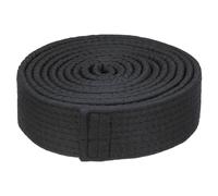 PATIKIL Taekwondo Coloreado Clasificación Cinturón 1.5" x8.5 Pies 2.6m, Poliéster Marciales Artes Judo Karate Cinturón para Entrenador Enseñanza Práctica, Negro