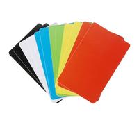 PATIKIL Tarjetas De PVC En Blanco, Paquete De 12 Tarjetas De Plástico CR80 30 MIL Blancas Para Impresión Por Inyección De Tinta, Impresión A Doble Cara Resistente Al Agu, 6 Colores
