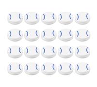 PATIKIL Tenis Raqueta Amortiguadores, 20uds Suave Silicona Lindo Tenis Raqueta Vibración Amortiguadores para Tenis Regalo, Blanco