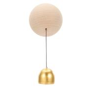 PATIKIL Timbre de Mercader, Timbre de Puerta de Madera con Campanillas Colgantes, Timbre de Puerta Magnético con Campanillas de Animales de Metal con Autoadhesivo, Decoración, Bola