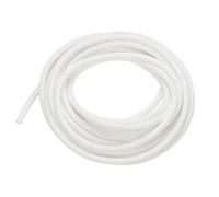 PATIKIL Tira sellado espuma silicona, 6M (19.7FT) 3 mm (0.12") diámetro Varilla respaldo redonda alta densidad esponja goma sólida para sellar cordón aislamiento bloqueo brecha, blanco