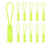 PATIKIL Tiradores De Cremallera De 2.6 Pulgadas De Repuesto 50 Pcs Cuerda De Nylon Tiradores De Cremallera Para Bolsos Mochilas Chaquetas Maletas Carteras Color Verde Fluorescente