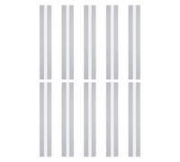 PATIKIL Tiras de Lectura Guiada, 10 piezas Marcadores de Colores para Resaltar Seguimiento Reducir el Estrés Visual Suministro de Enseñanza para el Aula, Claro