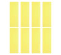 PATIKIL Tiras de Lectura Guiada, 8 Unidades, Marcadores de Resaltado de Seguimiento En Colores, Reducen El Estrés Visual, Suministros de Enseñanza para El Aula, Amarillo