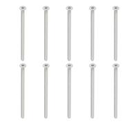 PATIKIL Tornillos de Cabeza Plana M4 x 70mm, 10Pcs Tornillos de Acero Inoxidable 304 18-8 Pernos Avellanados Planos, Sujetadores con Cabeza Hueca Hexagonal, Grado 6.8