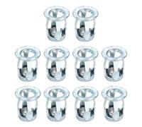 PATIKIL Tornillos De Expansión Tuercas De Pétalo M8, 10 Pcs Tuerca De Gato De Acero Al Carbón Tuerca Remache En Forma De Pétalo Insertos Para Pared Hueca Pared Delgada