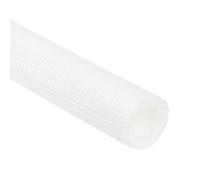 PATIKIL Tubo de Tuberías de 4.9 Pies, 1 Pieza de 1-1/8 Pulgadas de Diámetro Interno, Aislante de Espuma Para Preservación de Calor, Agarre de Manija de Soporte Para Tubería, Blanco
