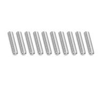 PATIKIL UNC 3/8"-16 Varilla Roscada de Acero Inoxidable 304, 10pcs Espárragos de Barra de Varilla Completamente Roscados Rosca Derecha Pernos Prisioneros para Abrazaderas, 45mm Largo