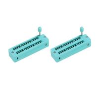 PATIKIL Universal IC Prueba ZIF Zócalo 28 Pasador 2.54mm Paso Estrecho para Microcontrolador, Chip, Circuito Tableros, Programa IC, 2 Paquete