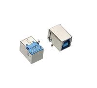 PATIKIL USB Conector 3.0 Tipo B 9 Pasadores Hembra 90 Grados Conector Soldar USB Reparación Reemplazo Adaptador para Circuito Placas PCB Placa Dispositivos Digitales Paquete de 2