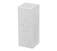 PATIKIL Varilla Cuadrada Aluminio Densidad 50x19x19mm 99.99% Pura | Diseño de Tabla Periódica de Elementos Químicos, para Uso Educativo, Colección de Elementos, Experimento de Laboratorio