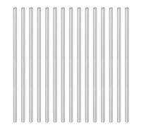 PATIKIL Varilla Redonda de Metal 2mm x 90mm, 30 Pcs Varilla Redonda de Acero Carbono Barra de Eje Sólido para Artesanías Tornos Eje Miniatura Modelo de Coche Avión RC