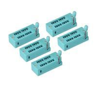 PATIKIL Zócalo de Prueba Universal IC ZIF de 16 Pines y Paso de 3.0mm para Microcontroladores, Chips, Protoboard, Programación de IC's, Paquete de 5