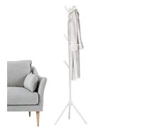 Patilla De Abrigo - Free Standing Coat Stand | Puestos De Colgador De Capas | Estantes De Almacenamiento De Sombrero | Colgador De Colgilla De Rama De Ropa De Tubo De Acero Espesado Para El Salón, El