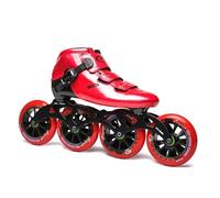 Patillas de Velocidad en Línea Profesionales, Zapatos De Patinaje de Fibra de Carbono de 4 Ruedas Patines de Una Sola Fila, Patineta Recta de Alta Velocidad de Rendimiento Al Aire Libre