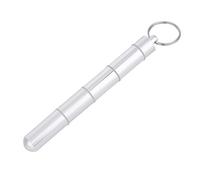 Patillero Lavero Tenedor de Droga Envase de Cadena Dominante de Píldora de Prenda Impermeable de Aleación de Aluminio para Actividades Aire Cajas) Montañismo Y Camping Trastero De Campamento