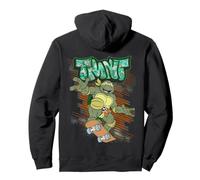 Patín clásico retro Megamix de TMNT, Mikey, Ninja Turtles, años 80 y 90 Sudadera con Capucha