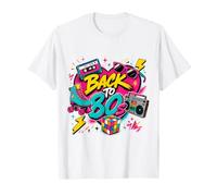 Patín de Ruedas Boombox con Cinta de Casete Retro Vintage de los 80 Camiseta