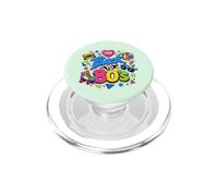 Patín de Ruedas Boombox con Cinta de Casete Retro Vintage de los 80 PopSockets PopGrip para MagSafe