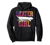 Patín de Skate Vintage con diseño de Chica Patinadora Sudadera con Capucha