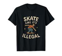 Patina como su arte ilegal de garabatos escritos a mano Camiseta