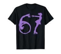 Patinador artístico para niñas 6 7 67 6-7 Six Seven Patines sobre Hielo Camiseta