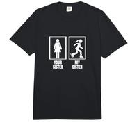 Patinador artístico Your Sister My Sister Funny Ice Skating Comfort Colors Adult Heavyweight T-Shirt
