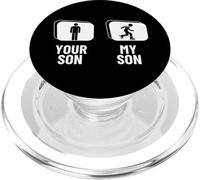 Patinador artístico Your Son My Son Dad Mom Funny Ice Skating PopSockets PopGrip para MagSafe