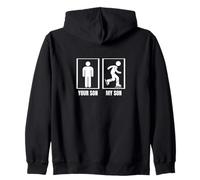 Patinador artístico Your Son My Son Dad Mom Funny Ice Skating Sudadera con Capucha