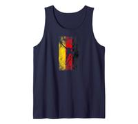 Patinador de la bandera alemana Camiseta sin Mangas
