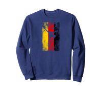Patinador de la bandera alemana Sudadera