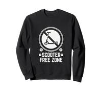 Patinador Divertido del Parque de Patinaje Scooter Free Zone Sudadera