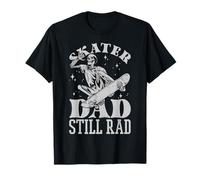 Patinador papá todavía rad esqueleto skate día del padre Camiseta