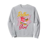 Patinador Retro de los 70 y 80, Chica Patinadora Vintage Sudadera