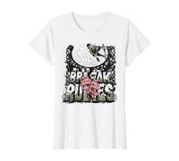 Patinador Skater-Rampa Skateboard Skating monopatín patineta Camiseta gráfica económica, Mujer, Blanco, XL