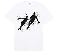 Patinador sobre Hielo Patinaje artístico Chicas Coloridas Patinaje sobre Hielo Comfort Colors Adult Heavyweight T-Shirt
