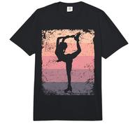 Patinador sobre Hielo Patinaje artístico Chicas Vintage Patinaje sobre Hielo Comfort Colors Adult Heavyweight T-Shirt